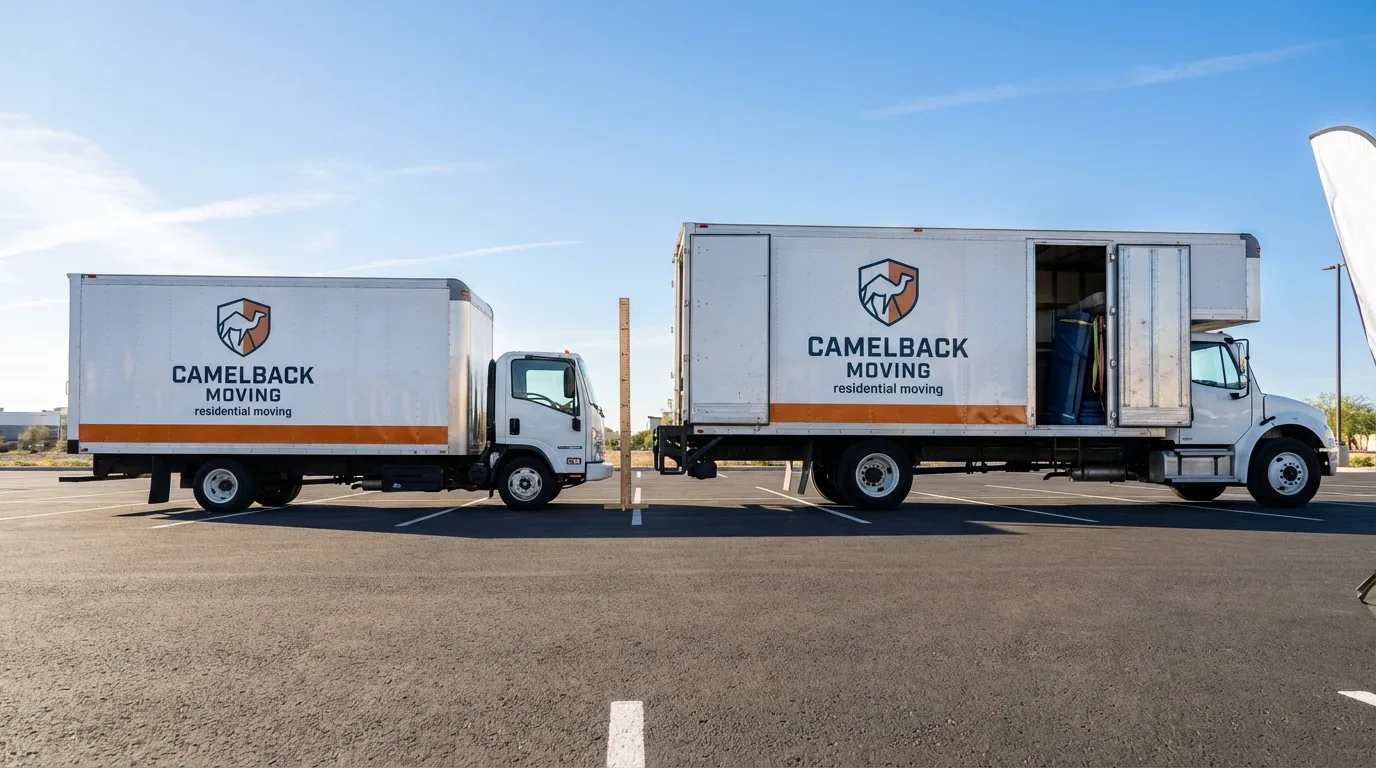 Moving truck size capacity guide in Collegeville